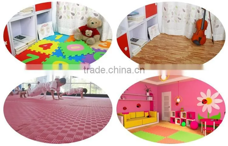 High quality non slip gym EVA foam exercise taekwondo mats