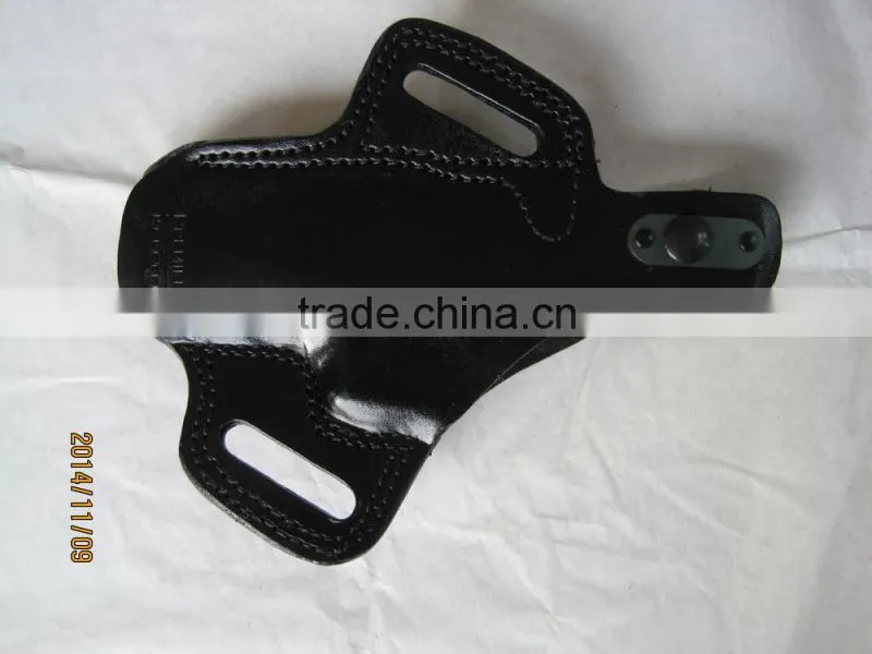 Leather gun holster gun protetive cover