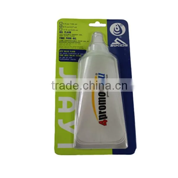 Foldable sports water bottle