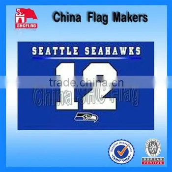Custom design Fastest 3ft*5ft Nfl Seattle Seahawks Flag