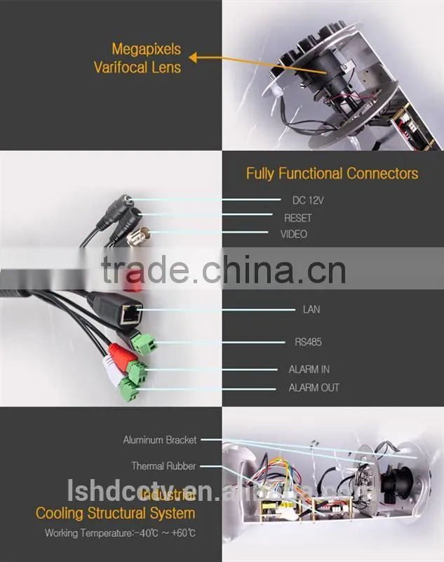 LS VISION onvif 2.4 bullet camera wdr 1080p full hd ip 1080p bullet camera