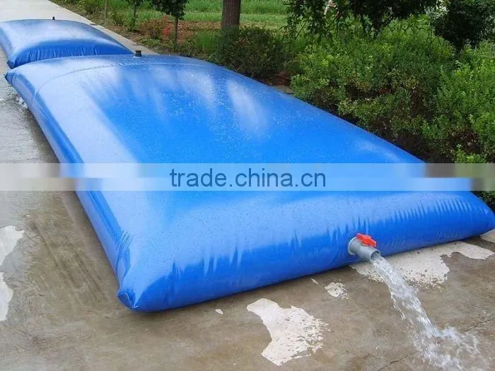 Flexible PVC Water Tank/Pillow Tank/Onion Tank 1200gsm 1000D*1000D 20*20 For Water Saving(Capacity:75lt)