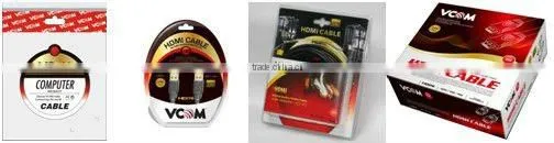 Vcom Brand 3.5 Stm/2rca M Audio Vedio Cable