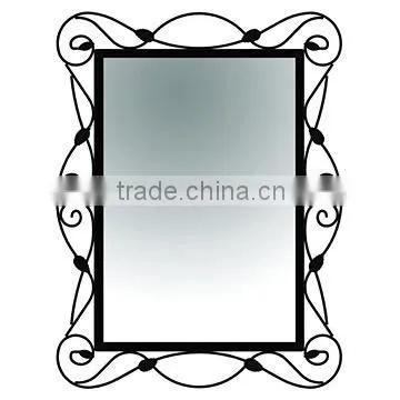 leather affect wall sticker mirror for sale