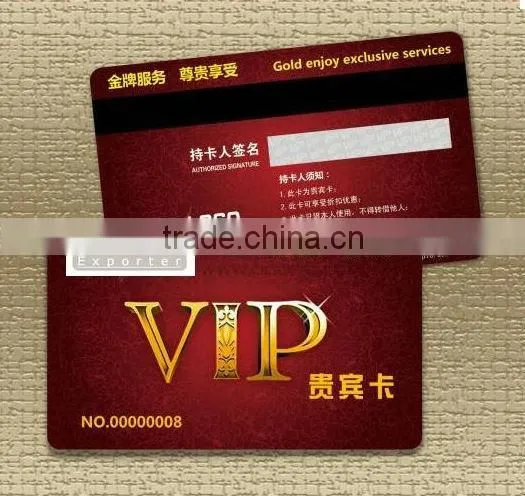 High Quality Magnetic strip Card