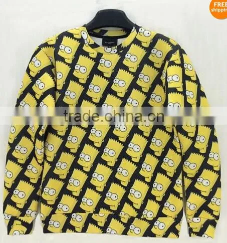 2014 Fashion Loving Heart Print Women Sweatshirt Long Sleeve Hoodies