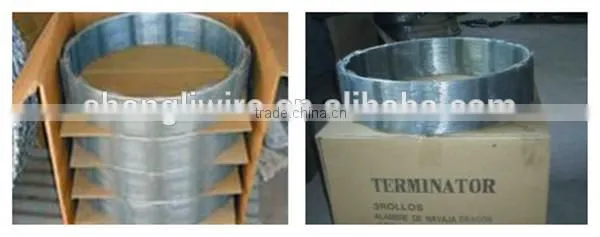 concertina razor barbed wire mesh fence CBT-65