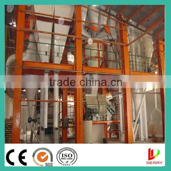 high quality powder feed batching plant / poultry mash feed manufacturing plant