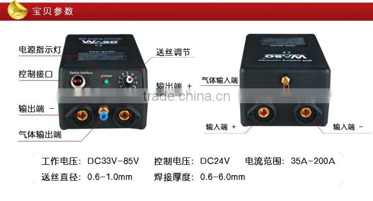 Global patent ! Intelligent welding converter can convert ARC welding to MIG co2 gas shielded welding machine