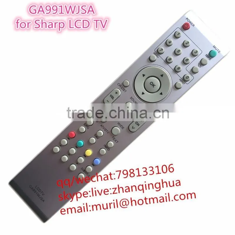 ZF Black 9 Keys 3D Remote Control for TCL LCD/LED TV
