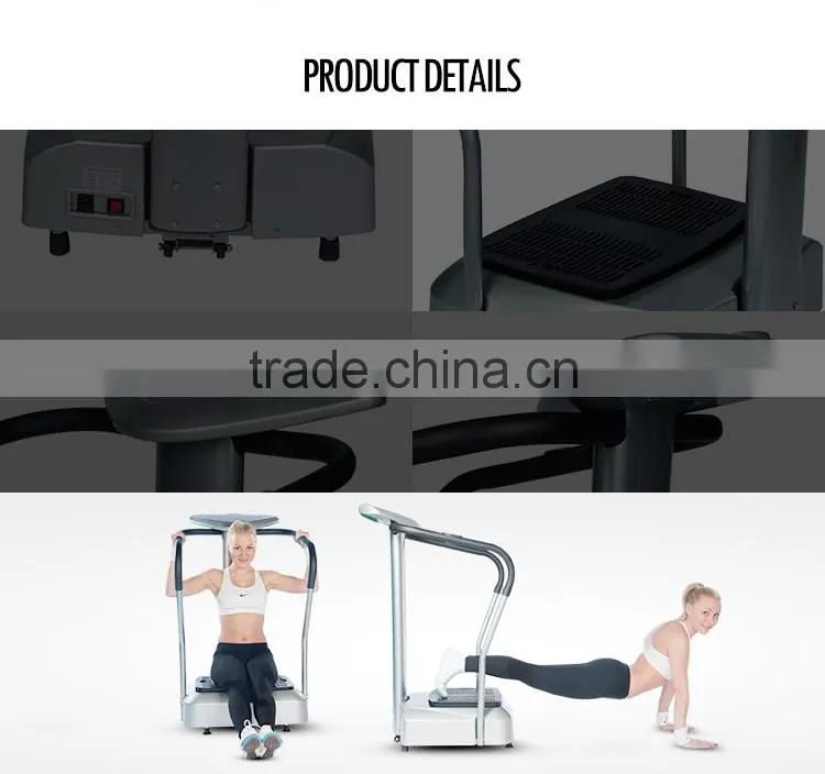 Confidence Fitness Slim Full Body Vibration Platform Fitness Machine, Sliver