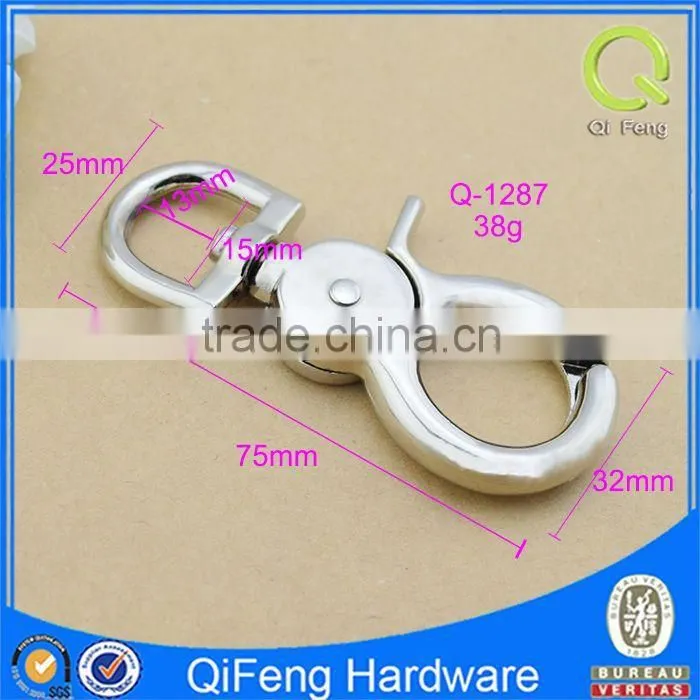 Q-1287 big bag hook snap hook silver snap hook hardware