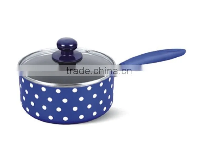 flower decorated frypan