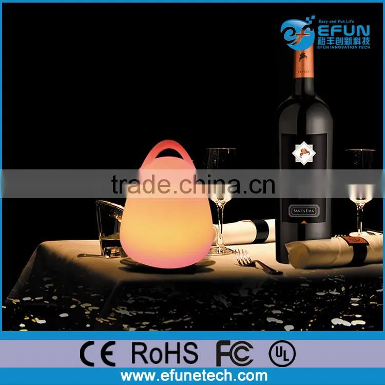 novelty led decorative light,battery rechargeable RGB color floor lamp led