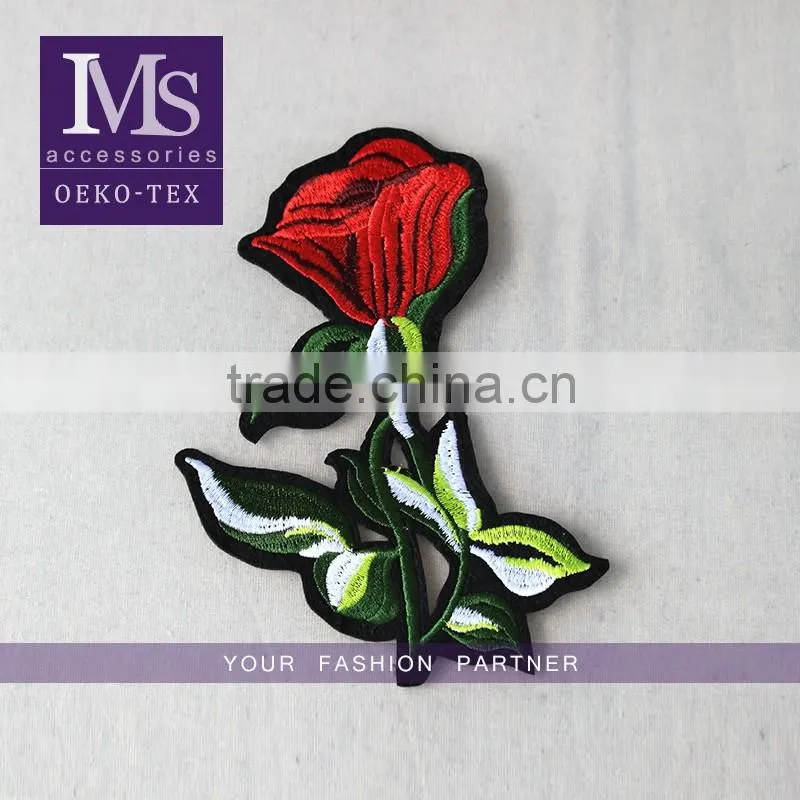Latest Customized girls head design personalized embroidery patches