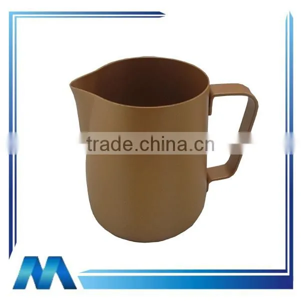 colorful 350ML 600ML 1000ML stainless steel milk jug