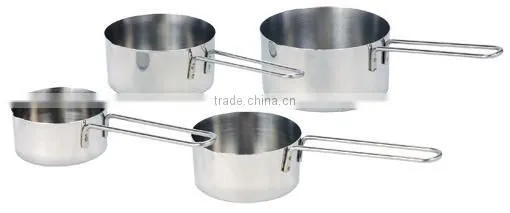 4 pcs set 60ml80ml125ml250ml stainless steel measuring cup