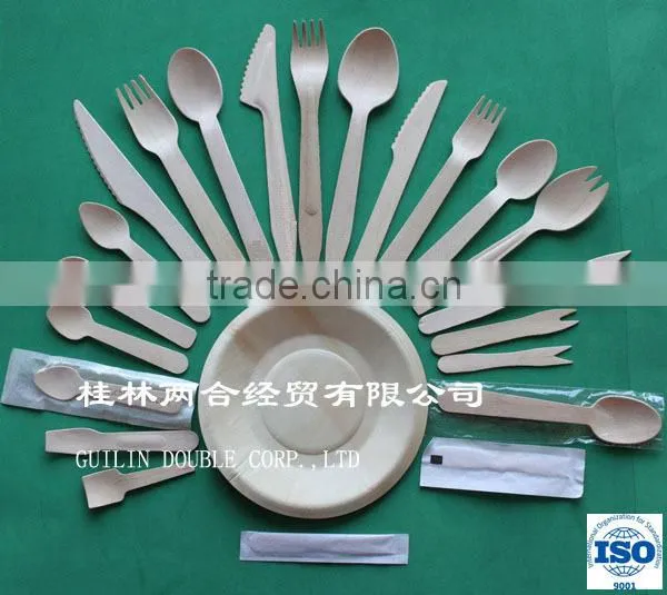 birch wood knife,fork,spoon