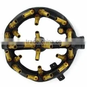 32 TIP GAS CAST IRON BRASS STOVE COOKING RANGE STOVETOP JET BURNER