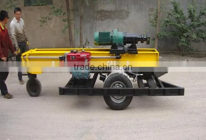 portable drill rig for drilling granite
