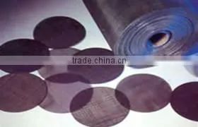 low price fireproof window screen black mesh fabric