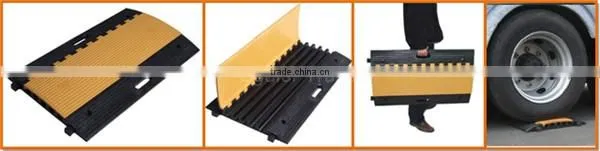 China Best Left Corner Rubber Cable Protector 5Channels corner
