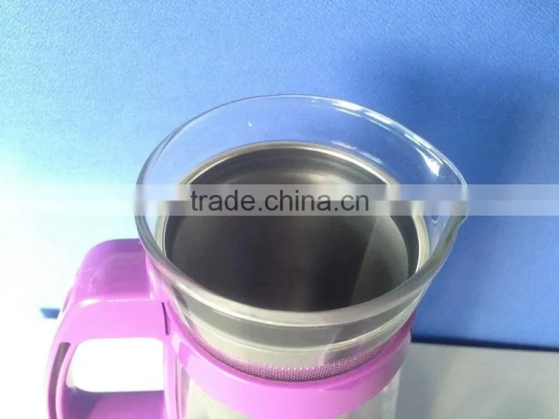 1400ml Cold Brew Iced Coffee Maker, Black with infuser