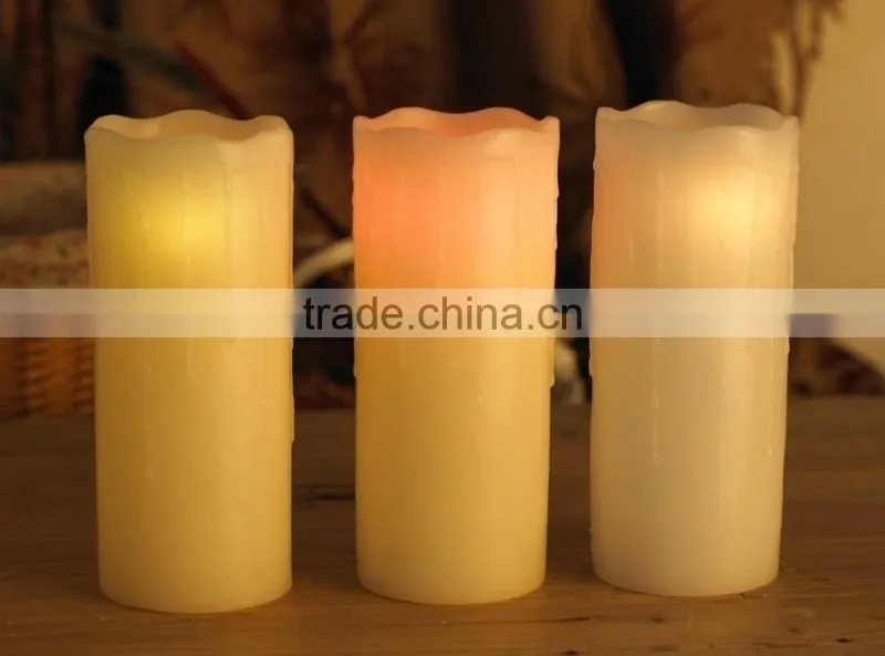 Christmas led candle led flameless flicking candle for Christmas led wax candle LED angel candle led candle