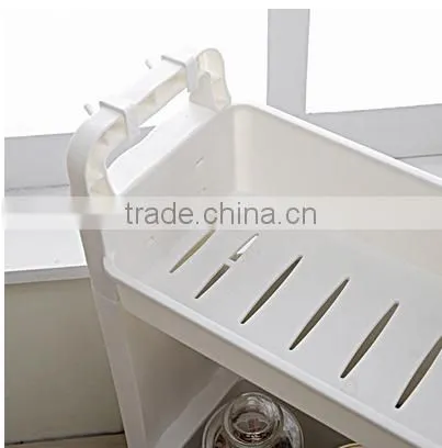 Multifunctional Plastic PP Kitchen Storage Rack Shelf Shelves