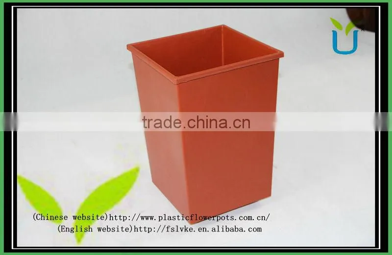 Factory Square Terracotta Hot Sale Flowerpots Plastic Garden Pots