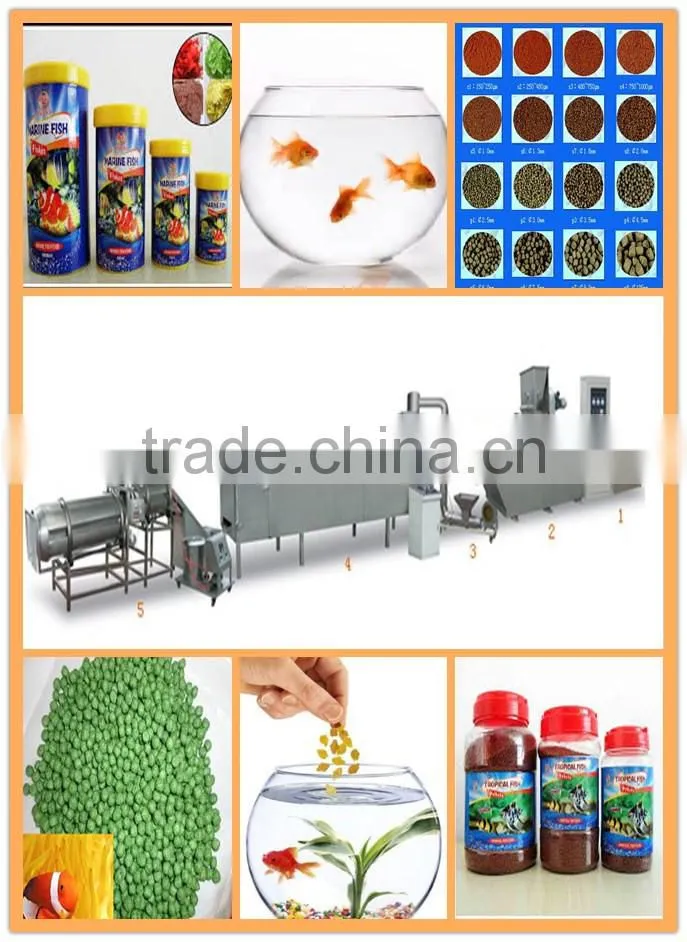 full automatic fish food machinery, fish food making machine