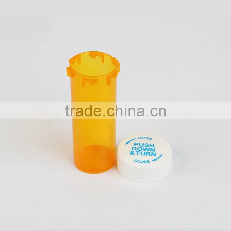 pet pill bottle with childproof cap