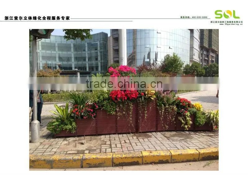 landscape products home decor raised garden bed plant pot for garden decoration