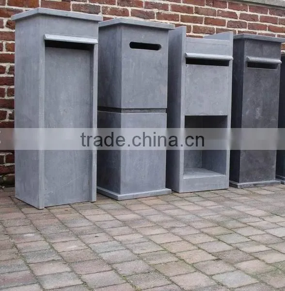 outdoor decoration cheap antique granite stone mailbox wholesale