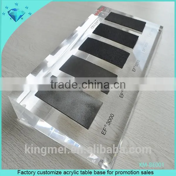 acrylic bottle base for two bottles