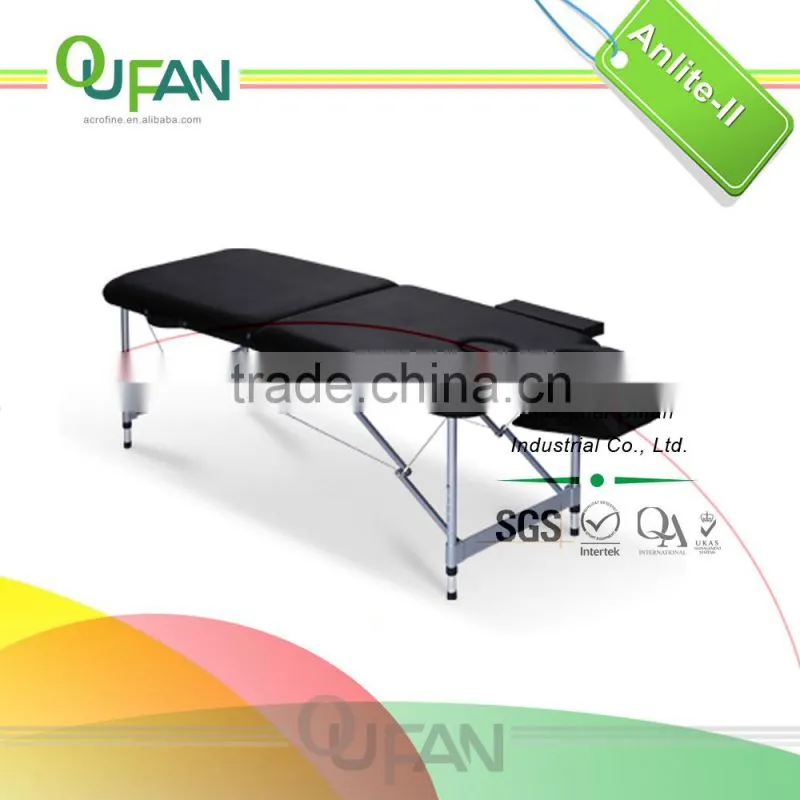 Oufan most popular aluminum massage table Anlite-II with reinforced plywood
