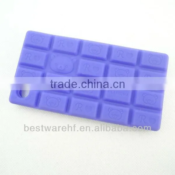 Funny carton shape colorful silicone mobile cellphone case for apple iphone