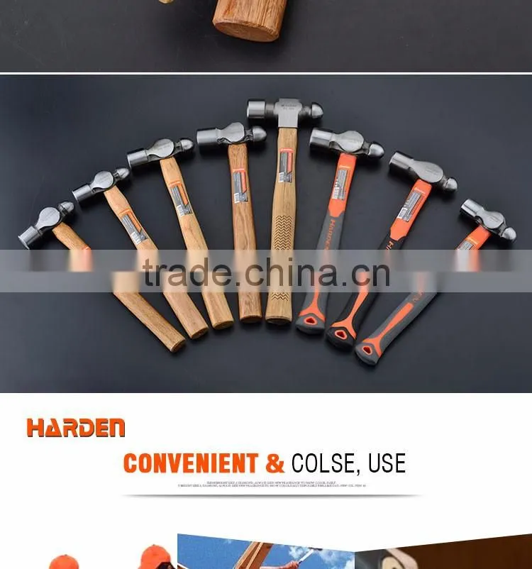 Professional Ball Peen Hammer Wood Handle