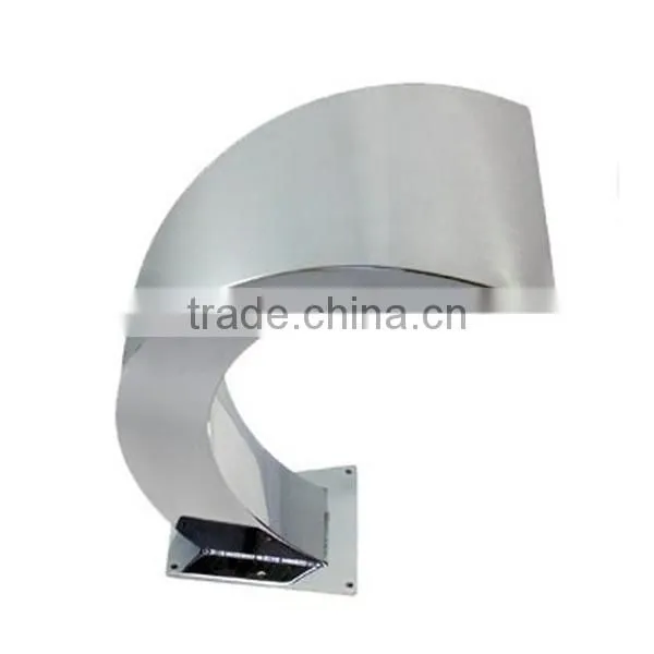 Outdoor swimming pool/spa equipment stainless steel garden waterfalls outdoor