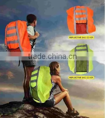 Hot Sale Promotional Reflective Cycling Running Waterproof Backpack School Bag Rain Cover(Z-BC-022)