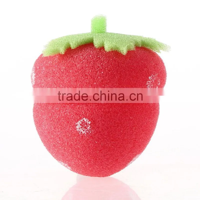 12xStrawberry Balls Hair Care Soft Sponge Rollers Curlers Lovely DIY Tool New Design Hair Curler As Seen On TV Magic Hair Curler
