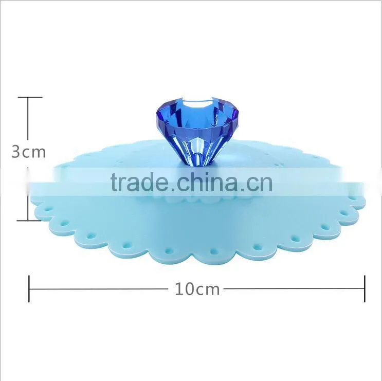 Creative Silicone Cover With Diamond Silicone Coffee Mug Cup Cover In Stock