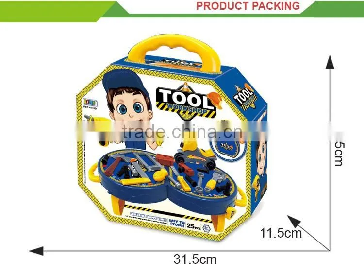 Hot selling big plastic suitcase toys workshop tool table