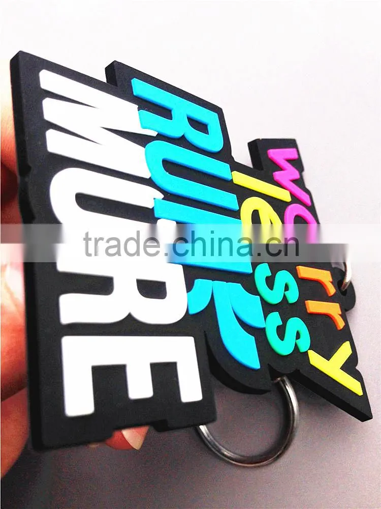 factory profession custom pvc keychain