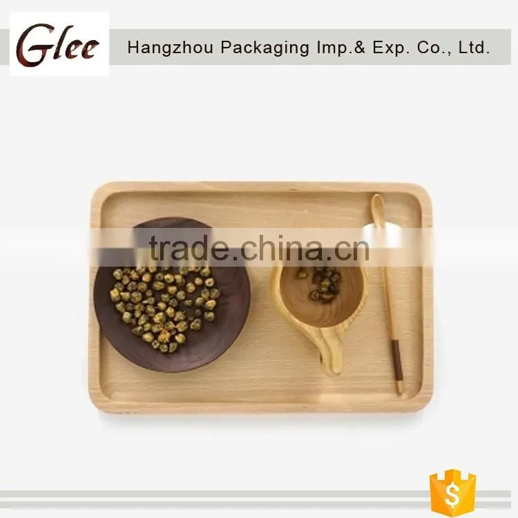 Ec-friendly graceful healthy wood tray