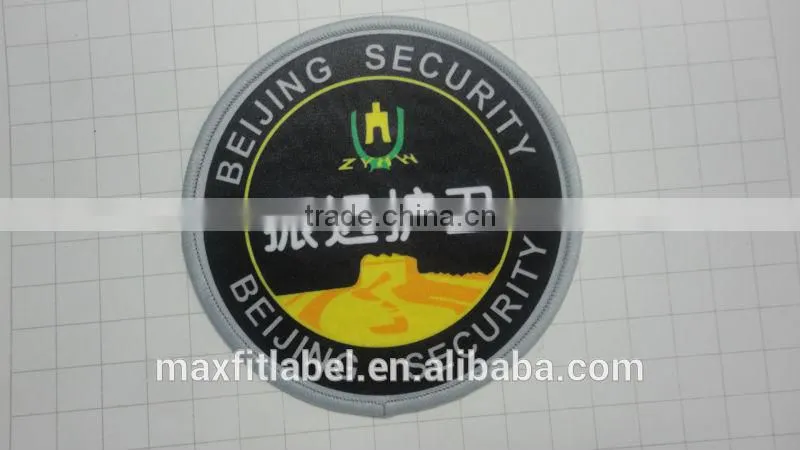 china cheap beautiful custom woven embroidery print patches label