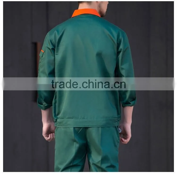 Guangzhou Manufacture Industrial Green Work Smock Uniforms