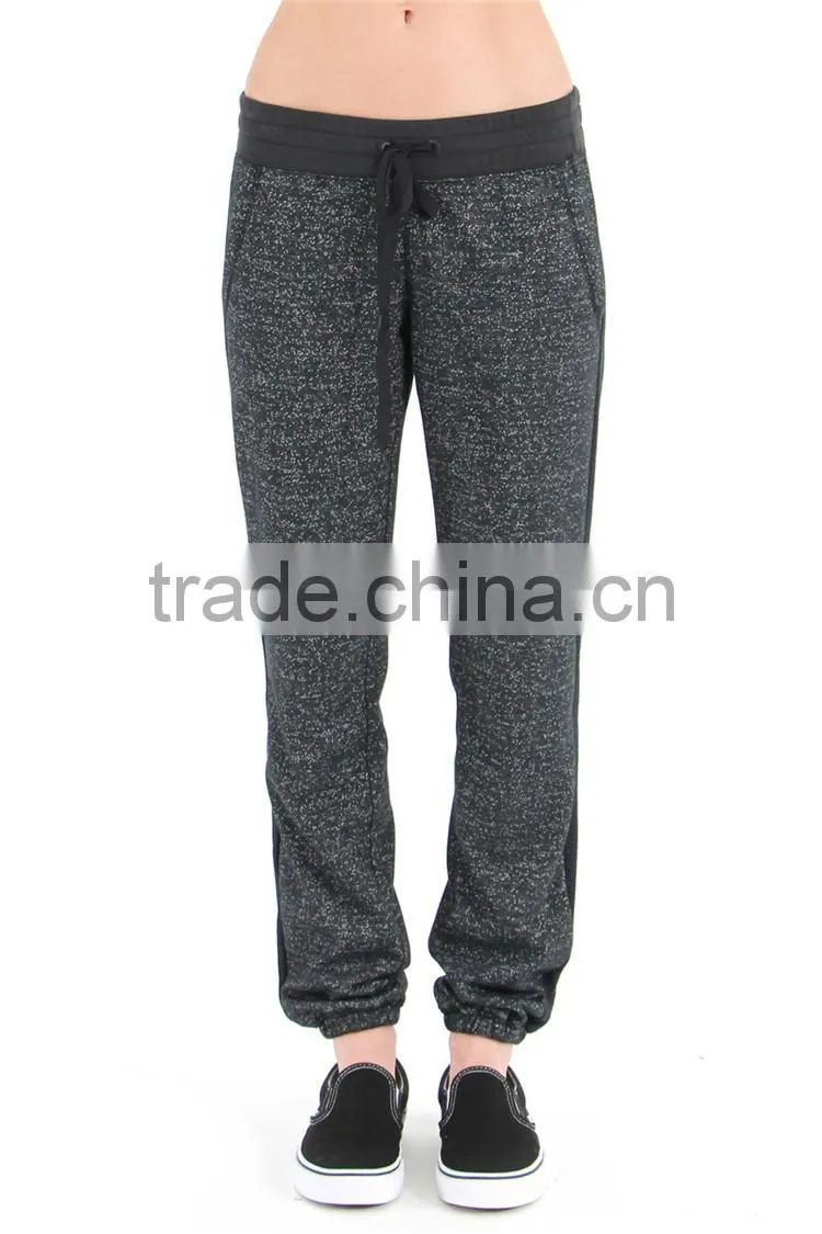 Comfortable cotton waistband drawstring joggers women jogger pants