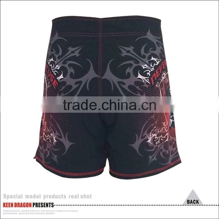 Make your own designs good quality short style mens mma shorts
