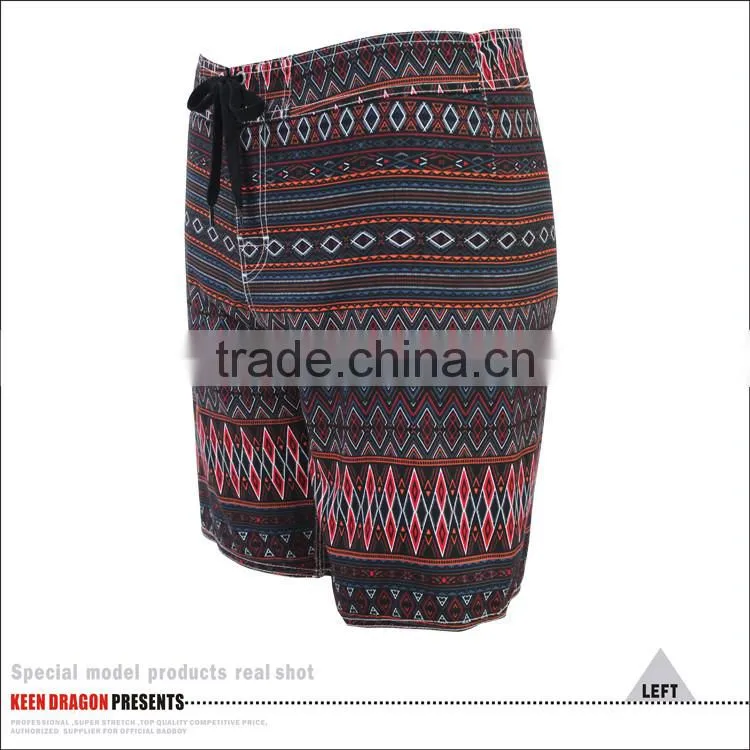 GEOMETRIC SHAPES SUBLIMATION PRINTED MENS SHORTS CUSTOM DESIGN